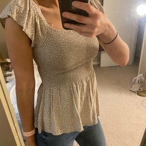 Cute tan Leopard shirt